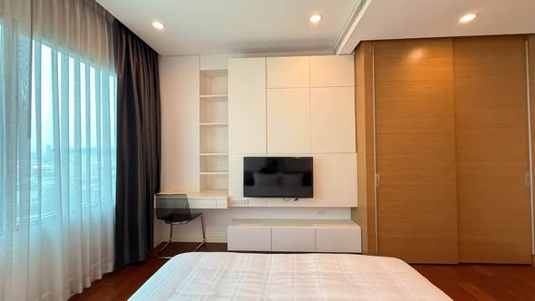 bedroom and room interior of Bright Sukhumvit 24