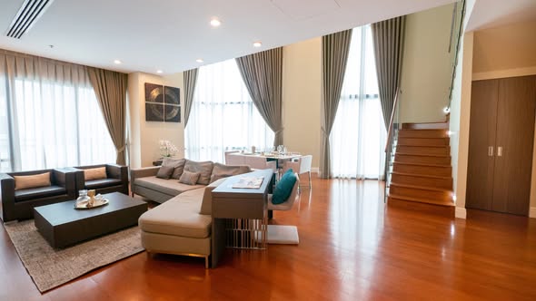 living room and bedroom of Bright Sukhumvit 24