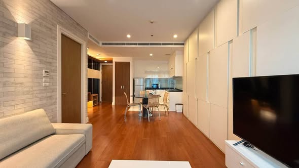 living room and room interior of Bright Sukhumvit 24