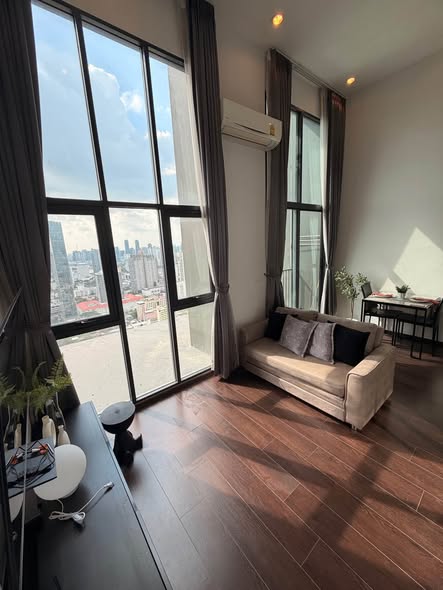 living room of C Ekkamai Condominium