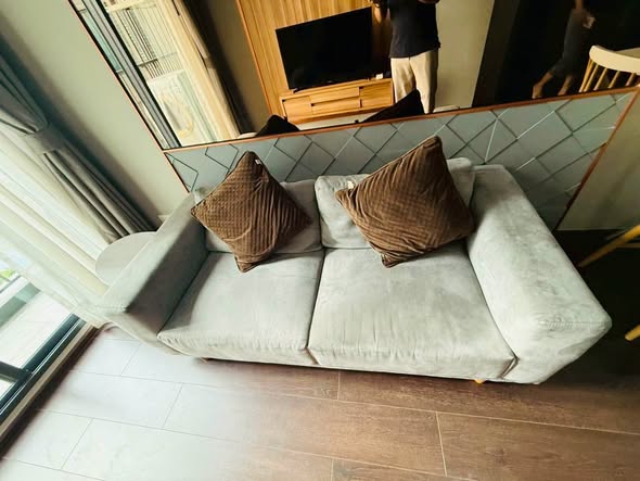 living room of C Ekkamai Condominium