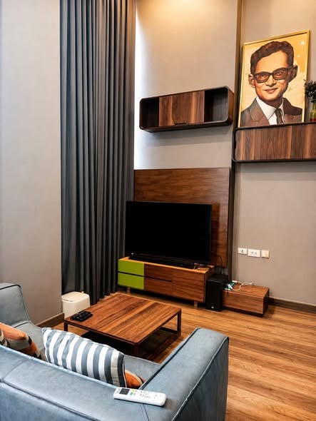 living room and room interior of C Ekkamai Condominium