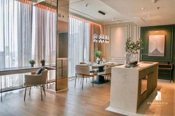 living room and room interior of Celes Asoke