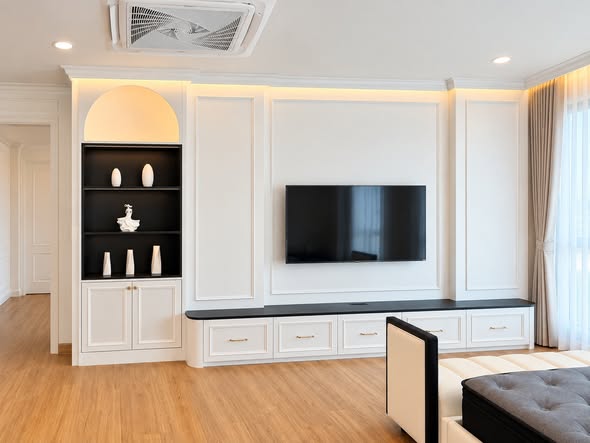 bedroom and living room of Centro Bangna