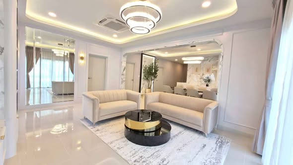 bedroom and living room of Centro Bangna Km.7
