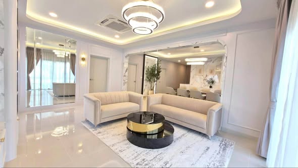 living room and bedroom of Centro Bangna