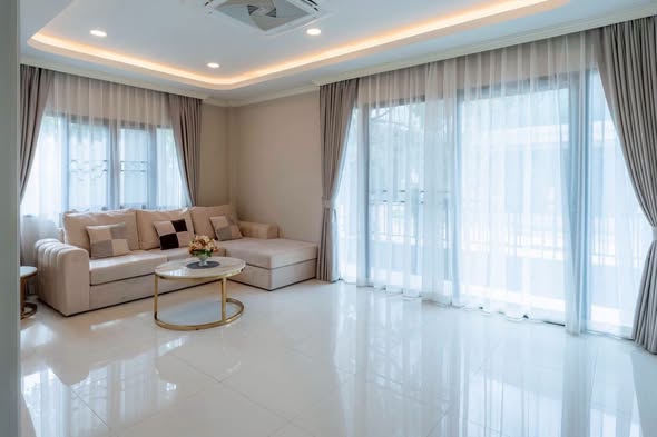 living room and bedroom of Centro Bangna