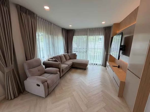 living room and bedroom of Centro Bangna