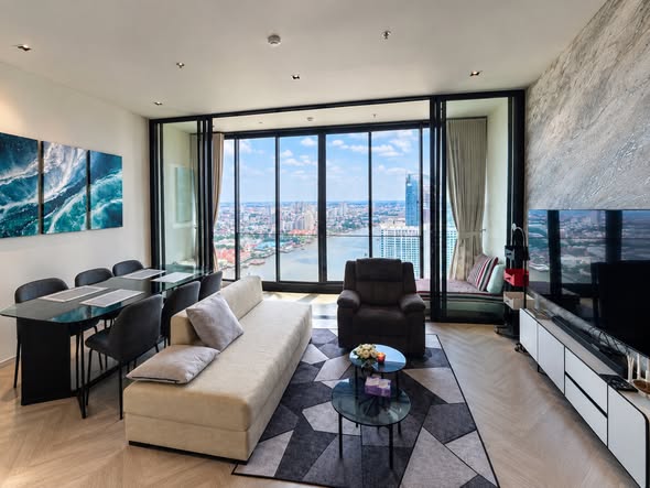 living room of Chapter Charoennakhon–Riverside