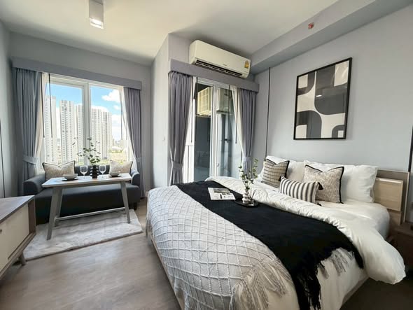 bedroom of Chapter One Eco Ratchada-HuaiKhwang