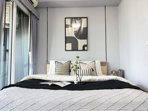 bedroom of Chapter One Eco Ratchada-HuaiKhwang