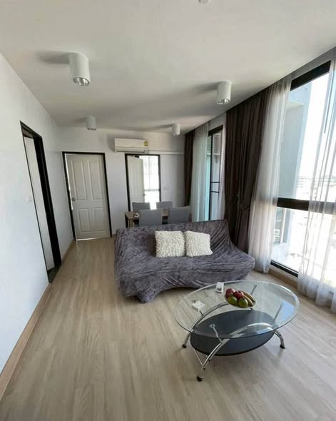 bedroom and living room of Chateau in town ratchada 10