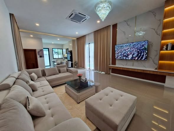 living room and bedroom of CHEVALIER PROPERTY AND REALESTATE CO.,LTD.