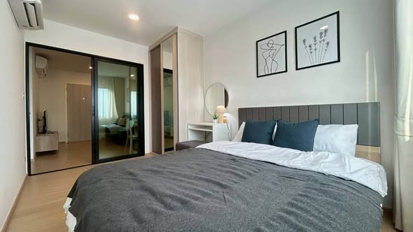 bedroom of Chewathai Hallmark Ladprao – Chokchai 4 Phase 2