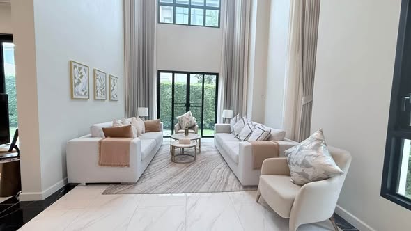 living room of Cinq Royal Krungthep Kreetha