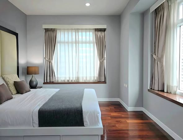 bedroom and room interior of Circle Condominium