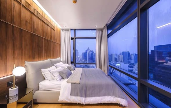 bedroom of Circle Living Prototype
