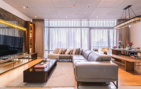 living room of Circle Living Prototype
