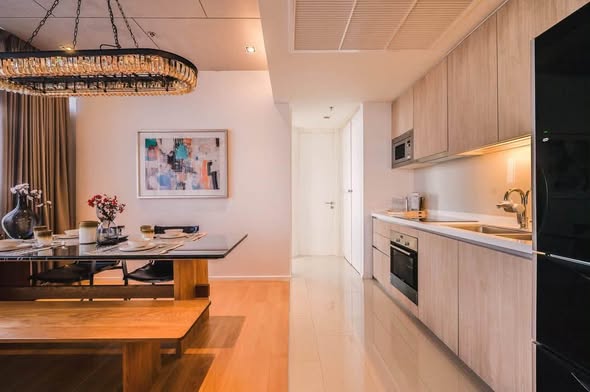 living room and kitchen of Circle Living Prototype