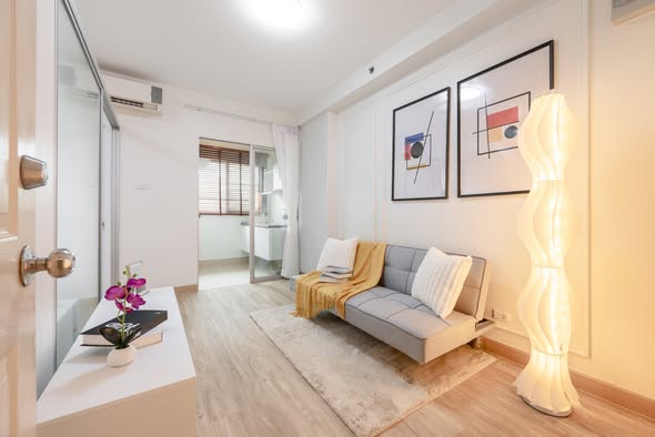 bedroom of City Home Ratchada – Pinklao.
