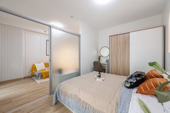 bedroom and room interior of City Home Ratchada – Pinklao.