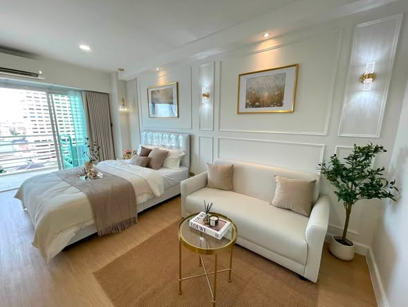 bedroom of City Living Ratchada