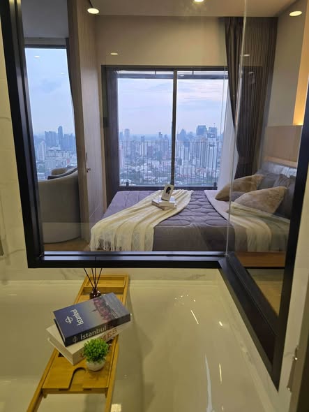 bedroom and bathroom of CLOUD Thonglor-Phetchaburi