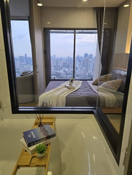 bedroom and bathroom of CLOUD Thonglor-Phetchaburi