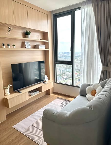 bedroom and living room of CLOUD Thonglor-Phetchaburi