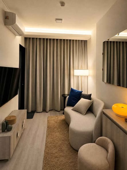 bedroom and living room of COBE Ratchada-Rama 9