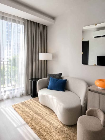 bedroom and living room of COBE Ratchada-Rama 9