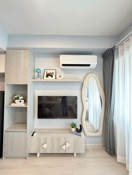 bedroom and living room of COBE Ratchada-Rama 9
