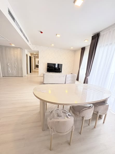 living room and room interior of COBE Ratchada-Rama 9