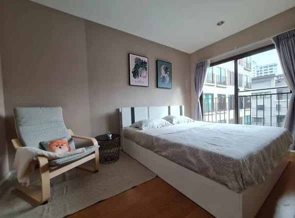 bedroom of Condolette Dwell Sukhumvit 26