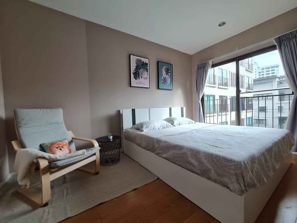 bedroom of Condolette Dwell Sukhumvit 26