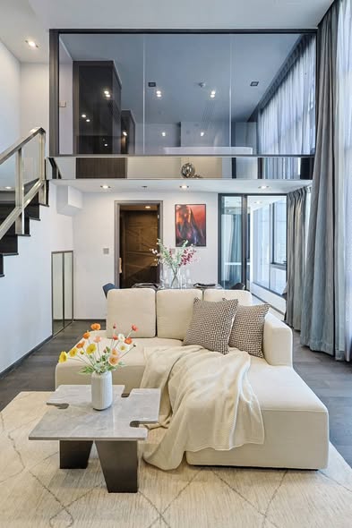 living room and bedroom and room interior of CONNER Ratchathewi