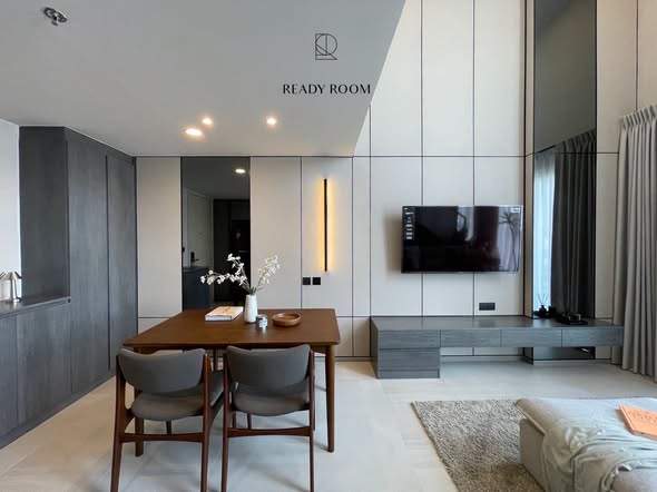 bedroom and living room of Cooper Siam