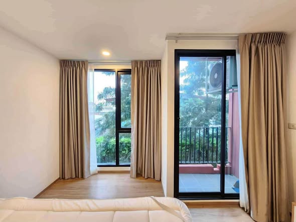 living room and bedroom and room interior of Cybiq รัชดา 32