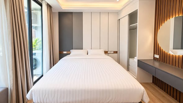 bedroom of มหิดลคอนโด D