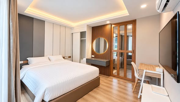 bedroom of มหิดลคอนโด D