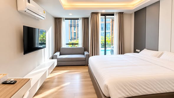 bedroom of มหิดลคอนโด D