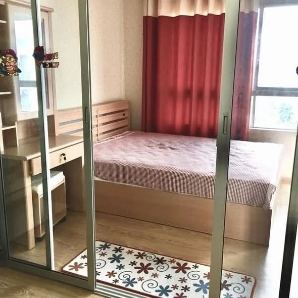 bedroom of D Condo Rattanathibet