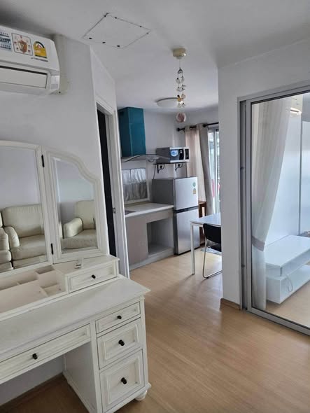 bedroom of D Condo Rattanathibet