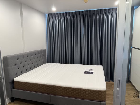 bedroom and room interior of D Condo Rattanathibet
