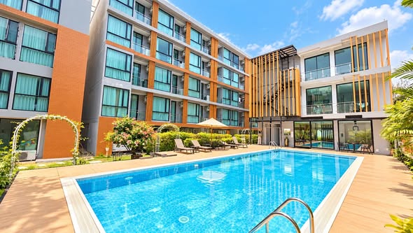 pool of มหิดลคอนโด D