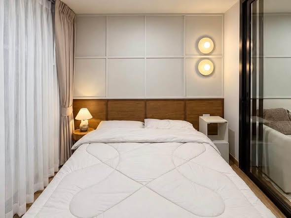 bedroom of ซิตี้วิลล่า คอนโด D2