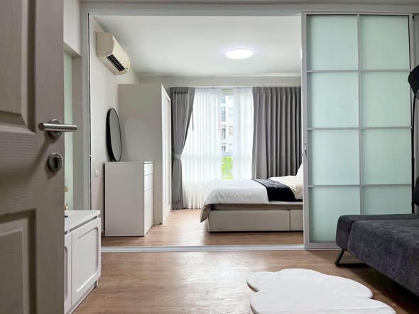 bedroom and room interior of ดีคอนโด ครีก ภูเก็ต : dcondo Creek Phuket