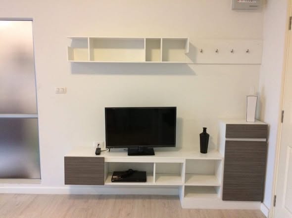 living room and room interior of ดีคอนโด ธาร-จรัญฯ Dcondo Tann-Charan