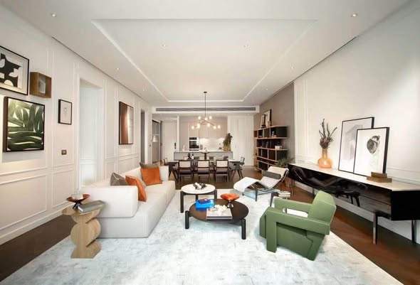 living room of Dusit Residences