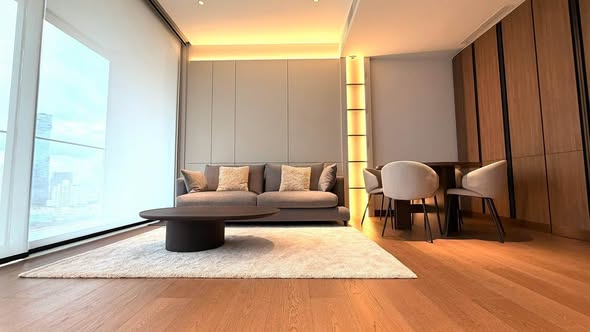 living room and room interior of Dusit Residences